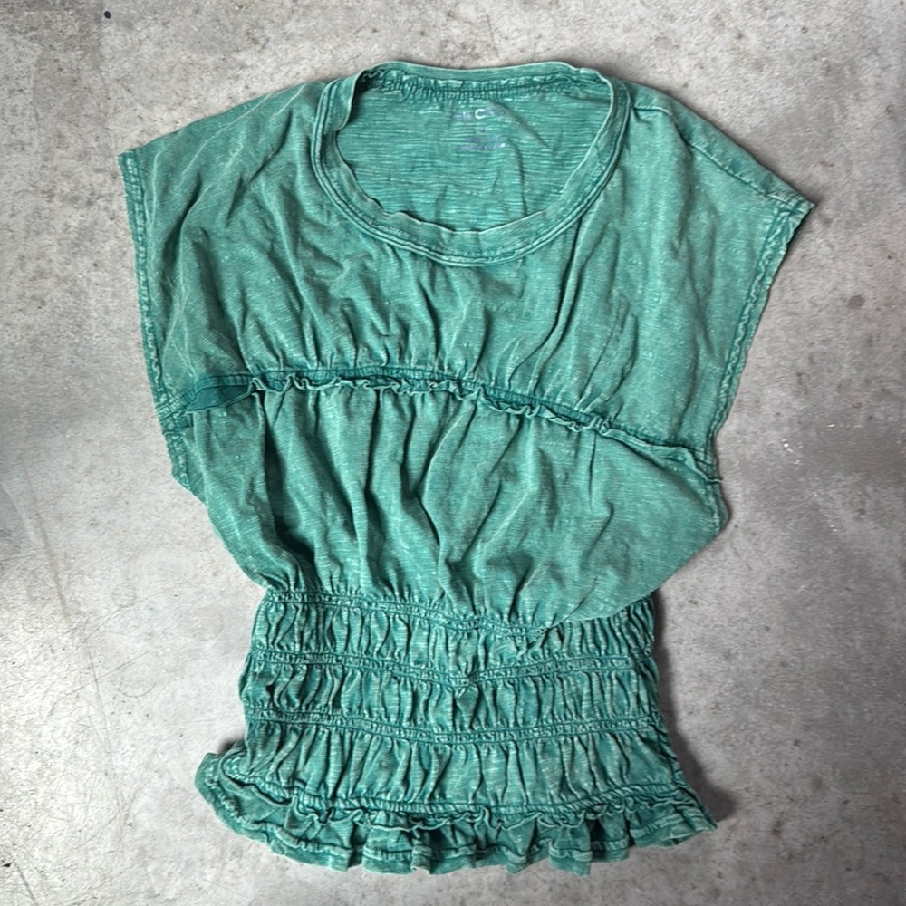 Pilcro size medium green top ⚡️ 🌲 NEW with tags! from Anthropologie.